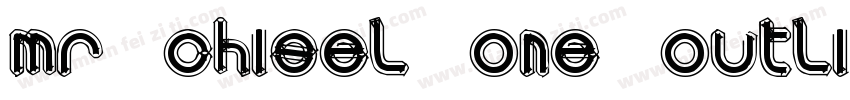MR Chisel One Outlin字体转换